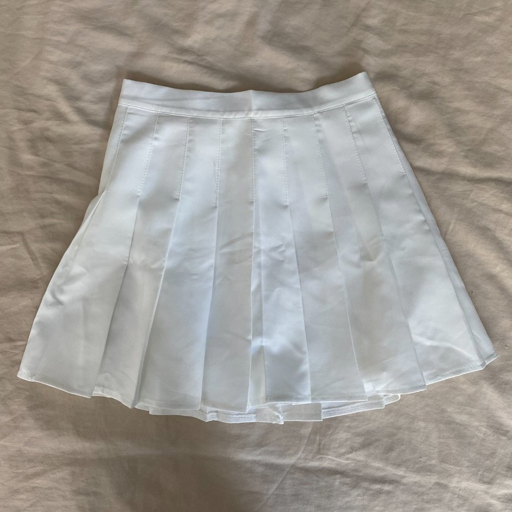 YESSTYLE White Tennis Skirt